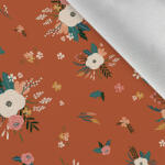 Takoy Téli softshell anyag virágok fahéj alapon