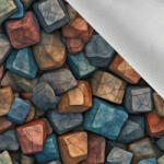 Takoy Téli softshel anyag 3D-s színes kövek