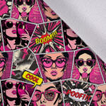 Takoy Tavaszi softshell prémium pop art pink képregény