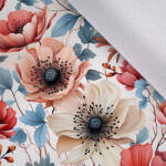 Takoy Tavaszi softshell prémium virágok kék levelekkel