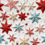 Takoy Funkcionális termo fésült jersey karácsonyi piros csillagok