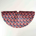 Takoy Panel szabásmintával pliszírozott gyerek félkörszoknyához, közepes félmatt szaténból - poppy viva magenta - limitált minta