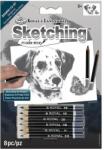Royal & Langnickel Skiccrajz mini grafikai rajzkészlet eszközökkel, 12x18 cm - Dalmata kölyök