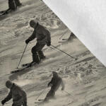 Takoy Funkcionális termo fésült jersey retró síelők