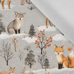 Takoy Rugalmas téli softshell állatkák szürke erdőben