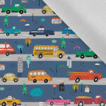 Takoy Rugalmas téli softshell autók kék úton