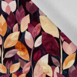 Takoy Rugalmas téli softshell lila-bordó levelek