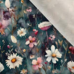 Takoy Bársony / velvet szövet Doris akvarell margaréták Diana