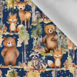 Takoy Téli softshell anyag erdei állatok kalandjai sötétkék