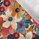 Takoy Flaus kabátszövet sötét virágok 26 - MAXI minta