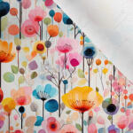 Takoy Matt anyag fürdőruhákhoz, fitnesz ruházathoz nyári virágok Extrem