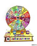 CQ Kft. |Neves Ajándék Szerencsekerék Ivós Társasjáték - 40. Szülinapi Buli (SK013)
