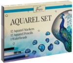  Kreatív akvarell készlet 25 db (akvarell színesceruzák és)
