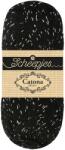 Scheepjes Catona Shine - 110 Jet Black - Ezüst - csillogós pamut fonal
