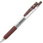 Zebra Zseléstoll, 0, 33 mm, nyomógombos, ZEBRA Sarasa Clip, barna (TZ35136)