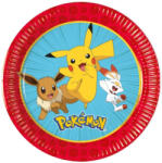 The Pokémon Company Pokémon papírtányér, party tányér 8 DARABOS, 20 cm FSC Nr4