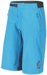 SCOTT Rövid kerékpáros nadrág kantár nélkül - TRAIL VERTIC - kék