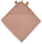 Nuuroo Prosop cu gluga din muselina de bumbac organic - Danila - Rose Dust -100 x 100 cm - Nuuroo