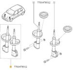 Original Renault Amortizor ORIGINAL RENAULT 7701479312 (7701479312)