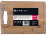 AMBITION Tocator bambus cu maner 28x20cm, dreptunghiular, Paloma (29270) Tocator