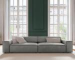 Micadoni Canapea modulara Jodie 3 locuri 204 cm tapiterie catifea (MH120) Canapea