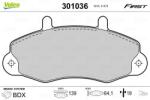 VALEO set placute frana, frana disc VALEO ESSENTIAL 301036 (301036)
