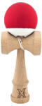 Flippy Kendama X Originala, Profesionala, Flippy, din Lemn, Rubber Grip, 18 cm, Rosu Alb (teo-162286)