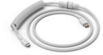 Glorious Gaming USB 2.0 cable 4.5ft total length 6 coiled section USB-C to USB-A adaptor 5-pin aviator connector Double-braided Fehér 1, 37 M (GLO-CBL-COIL-WHITE)