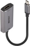 Lindy 43327 video átalakító kábel 0, 11 M USB C-típus HDMI Fekete, Szürke (43327)