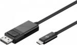 Goobay 79295 video átalakító kábel 1, 2 M USB C-típus DisplayPort Fekete (79295)