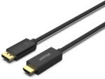 Unitek V1608A video átalakító kábel 1, 8 M DisplayPort HDMI Szürke (V1608A) - compzone