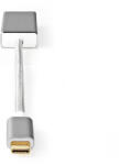 Nedis CCTB64450AL02 video átalakító kábel 0, 2 M USB C-típus DisplayPort Ezüst (CCTB64450AL02)