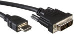 Valueline DVI - HDMI 1m HDMI A-típus (Standard) Fekete (11.99.5519)