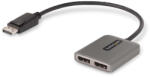 StarTech MST14DP122DP video átalakító kábel 0, 3 M DisplayPort 2 x DVI Szürke (MST14DP122DP)