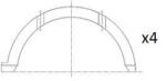 FAI AutoParts Saiba distantier, arbore cotit FAI AutoParts BT3005-STD (BT3005-STD)