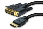 S/CONN maximum connectivity HDMI - DVI-D 2m Fekete (77482)