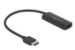 Delock 63206 video átalakító kábel 0, 24 M HDMI A-típus (Standard) DisplayPort + Micro-USB Fekete (63206) - compzone