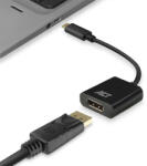 ACT AC7320 video átalakító kábel 0, 15 M USB C-típus DisplayPort Fekete (AC7320) - compzone