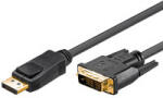 Goobay 3m DP/DVI DisplayPort Fekete (51962)