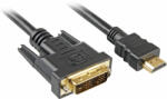 Sharkoon 4044951009077 video átalakító kábel 5 M HDMI DVI-D Fekete (4044951009077)