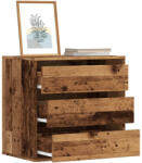 vidaXL antik fa színű szerelt fa fiókos sarokszekrény 60 x 41 x 58 cm (852850) - valora