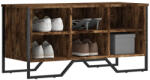 vidaXL füstös tölgy színű szerelt fa cipőszekrény 90 x 38 x 45, 5 cm (848641)