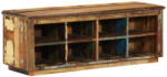 vidaXL Cipőtároló 110x35x40 cm Tömör fa újrahasznosított (4019627)