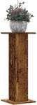 vidaXL 2 db antik fa színű szerelt fa növénytartó állvány 30x30x80 cm (3307871)