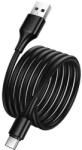 hoco. Cablu Date si Incarcare USB-A - USB-C HOCO X120, 60W, 1m, Negru - evomag