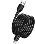 hoco. Cablu Date si Incarcare USB-A - microUSB HOCO X120, 18W, 1m, Negru - evomag