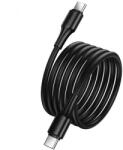 hoco. Cablu Date si Incarcare USB-C - USB-C HOCO X120, 60W, 1m, Negru - evomag
