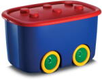 KIS Cutie de depozitare pentru copii albastră din plastic 58x39x32 cm Funny Box - KIS
