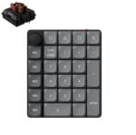 KEYCHRON K0 Max Numpad Hot Swappable RGB Brown fekete (K0M-H3)