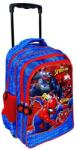 Spiderman Ghiozdan tip troller cu 3 compartimente, Spiderman